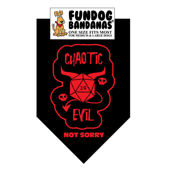 Chaotic Evil Dog Bandana - Limited Edition