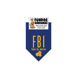 FBI Bandana - FunDogBandanas