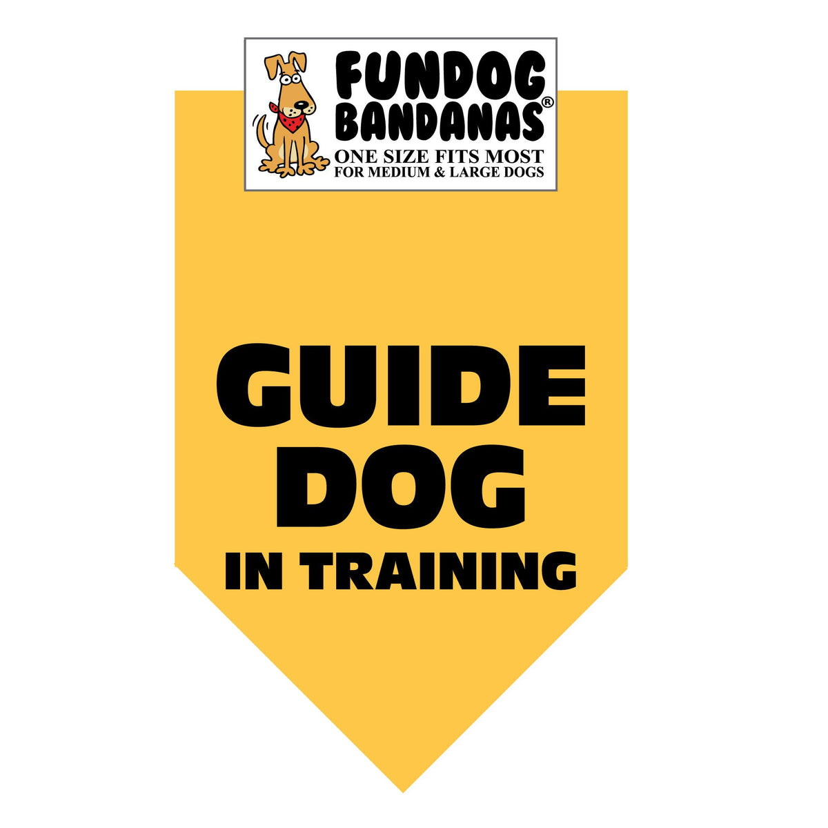 Guide Dog in Training Dog Bandana FunDog Bandanas (DogPerk)