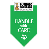 Handle With Care Dog Bandana - Limited Edition