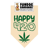 Wholesale Pack - Happy 420 Bandana