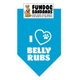 Wholesale Pack - I Love Belly Rubs - Assorted Colors