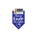 Wholesale Pack - I'm a Lover Not a Fighter Bandana - Assorted Colors