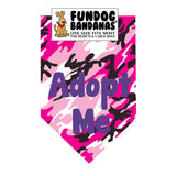 Adopt Me Camouflage Bandana, Polyester Fabric - Limited Edition