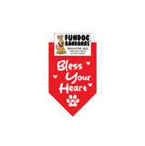 Wholesale 10 Pack - Bless Your Heart Bandana