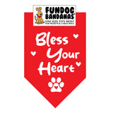 Wholesale 10 Pack - Bless Your Heart Bandana