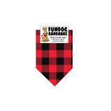 Wholesale Pack - Red Buffalo Check Bandana