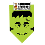 Wholesale Pack - Frankenstein Face - Lime Only
