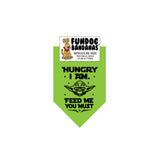 Hungry I am Feed Me You Must Bandana (Paw Wars)