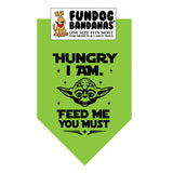 Hungry I am Feed Me You Must Bandana (Paw Wars)