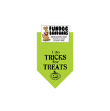 I do Tricks for Treats (lime) Bandana - Limited Edition