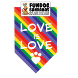 Wholesale Pack - Love is Love Bandana (pride)