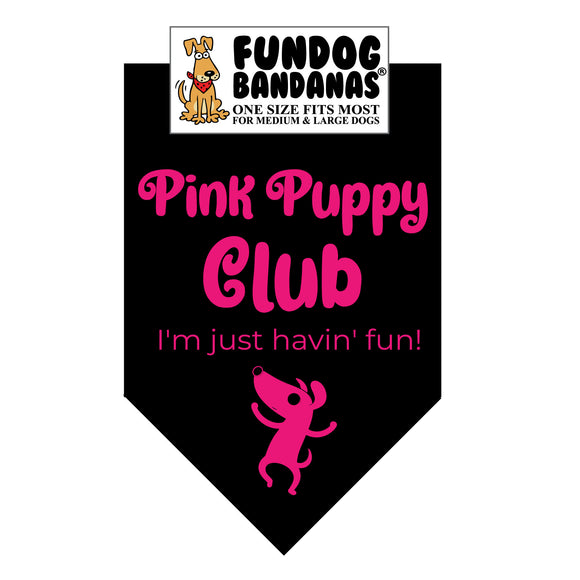 Pink Puppy Club Bandana