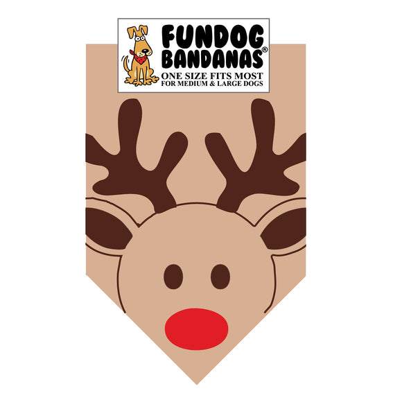 Wholesale Pack - Reindeer Face Bandana