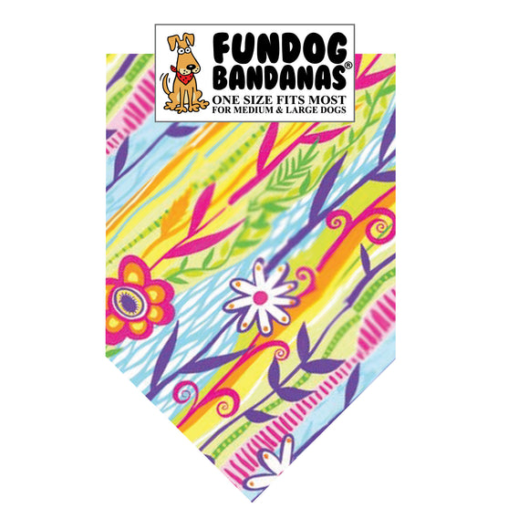 Spring Flowers Bandana