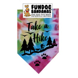 Take a Hike Tie Dye Dog Bandana - Limited Edition