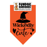 Wickedly Cute (orange) Bandana - Limited Edition