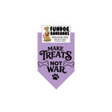 Wholesale Pack - Make Treats Not War - Assorted Colors