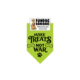 Wholesale Pack - Make Treats Not War - Assorted Colors