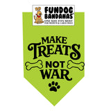 Wholesale Pack - Make Treats Not War - Assorted Colors