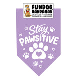 Stay Pawsitive Bandana