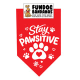Wholesale Pack - Stay Pawsitive -  Assorted Colors