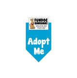 Wholesale 10 Pack - Adopt Me (white ink) Bandana - Assorted Colors