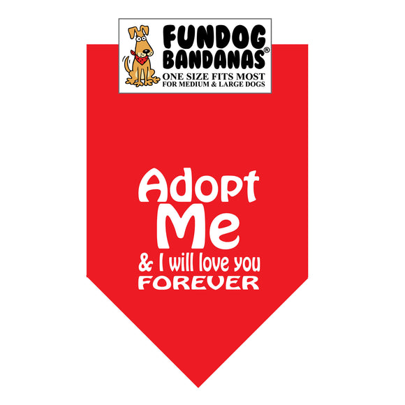 Adopt Me & I will Love You Forever Bandana