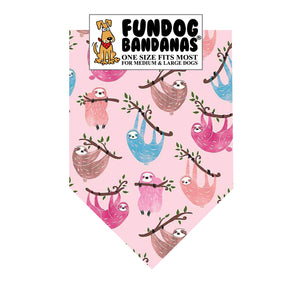 All Over Sloths Bandana - Limited Edition