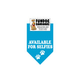 Wholesale 10 Pack - Available for Selfies - Assorted Colors - FunDogBandanas