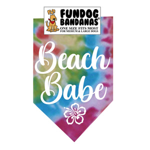 Beach Babe Tie Dye Bandana - Limited Edition