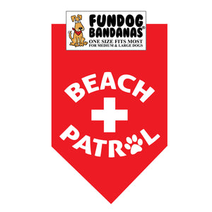 Wholesale 10 Pack - Beach Patrol Bandana