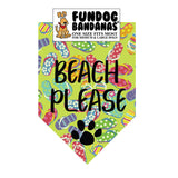 Beach Please Bandana - FunDogBandanas