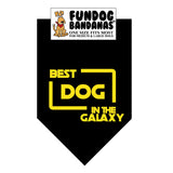 Wholesale 10 Pack - Best Dog in the Galaxy - Black Only - FunDogBandanas