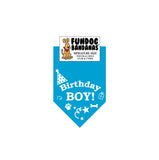 Wholesale 10 Pack - Birthday Boy Bandana - Assorted Boy Colors