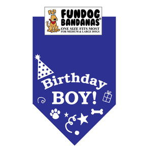 Birthday Boy Bandana - FunDogBandanas