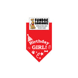 Wholesale Pack - Birthday Girl Bandana - Assorted Girl Colors