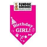 Birthday Girl Bandana - FunDogBandanas