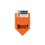 Wholesale 10 Pack - Boo! Bandana - Orange Only - FunDogBandanas