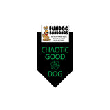 Wholesale 10 Pack - Chaotic Good Dog (Dungeons & Dragons) Bandana