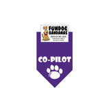 Wholesale 10 Pack - CoPilot Bandana - Assorted Colors - FunDogBandanas