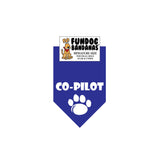 Wholesale 10 Pack - CoPilot Bandana - Assorted Colors - FunDogBandanas