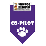 Wholesale 10 Pack - CoPilot Bandana - Assorted Colors - FunDogBandanas