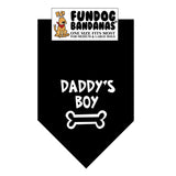 Wholesale 10 Pack - Daddy's Boy Bandana - Assorted Colors - FunDogBandanas