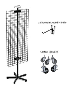 Grid Panel Spinning Display - 2 sided (bandanas sold separately)