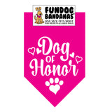 Dog of Honor Bandana