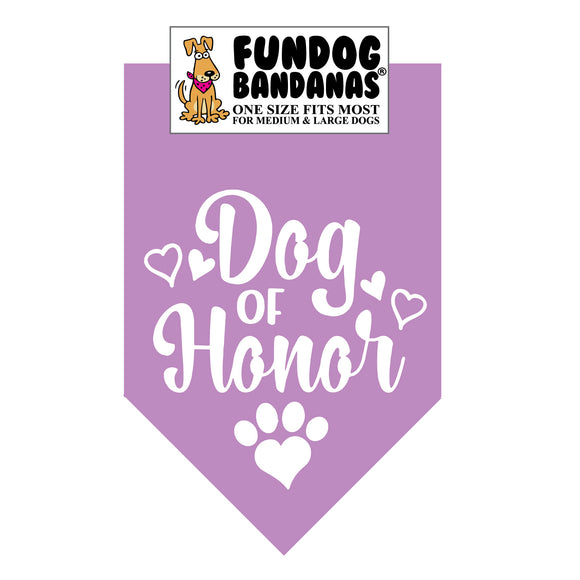 Dog of Honor Bandana