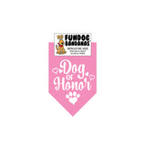 Dog of Honor Bandana