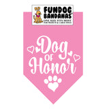 Dog of Honor Bandana