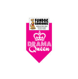 Wholesale 10 Pack - Drama Queen Bandana - Hot Pink Only